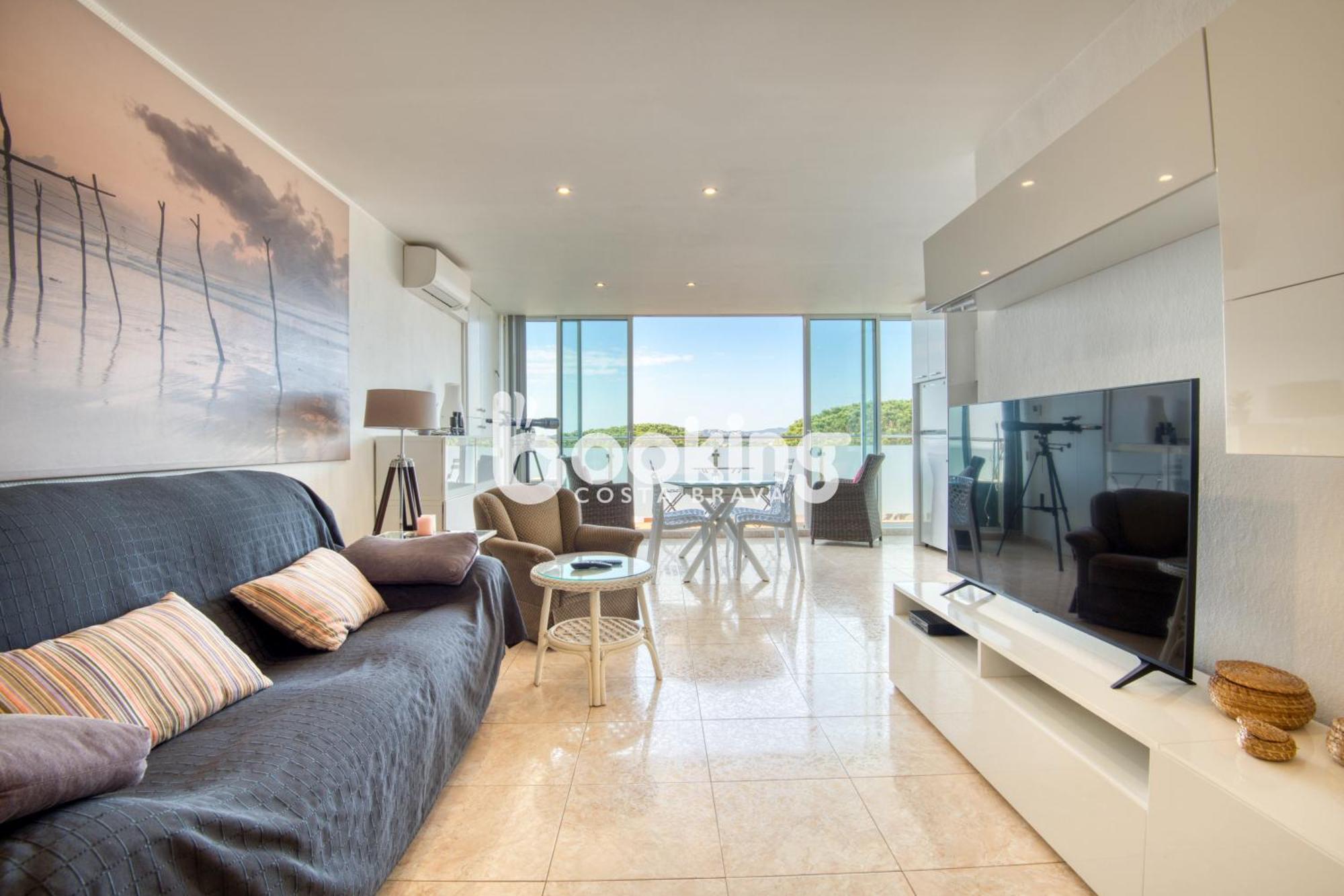Kaminias Apartament Amb Vistes Al Mar Reformat Per 4 Persones Platja d'Aro Kültér fotó